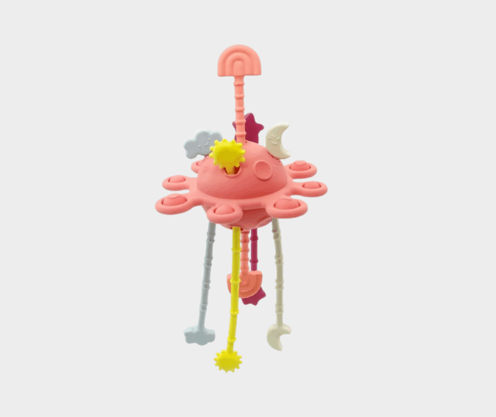 balle sensorielle rose jouet pour bébé