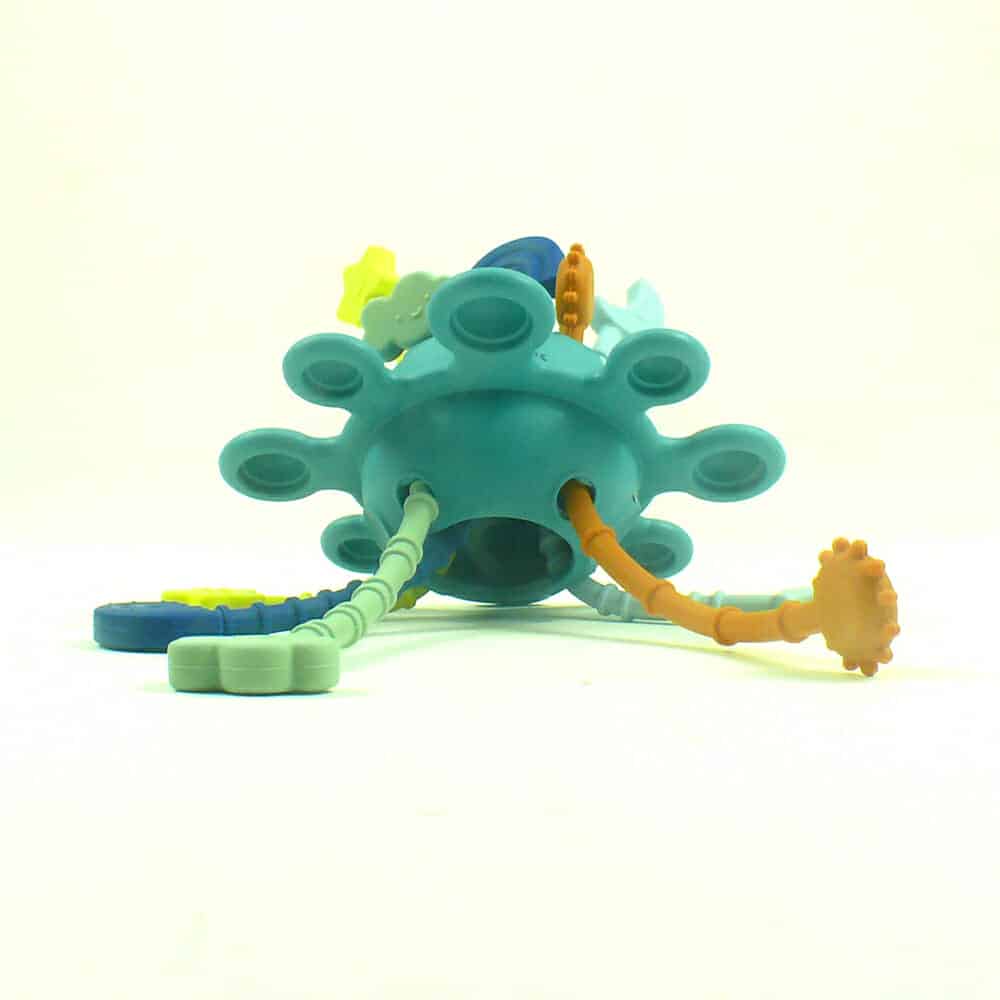 sensorisch babyspeelgoed blauw onder